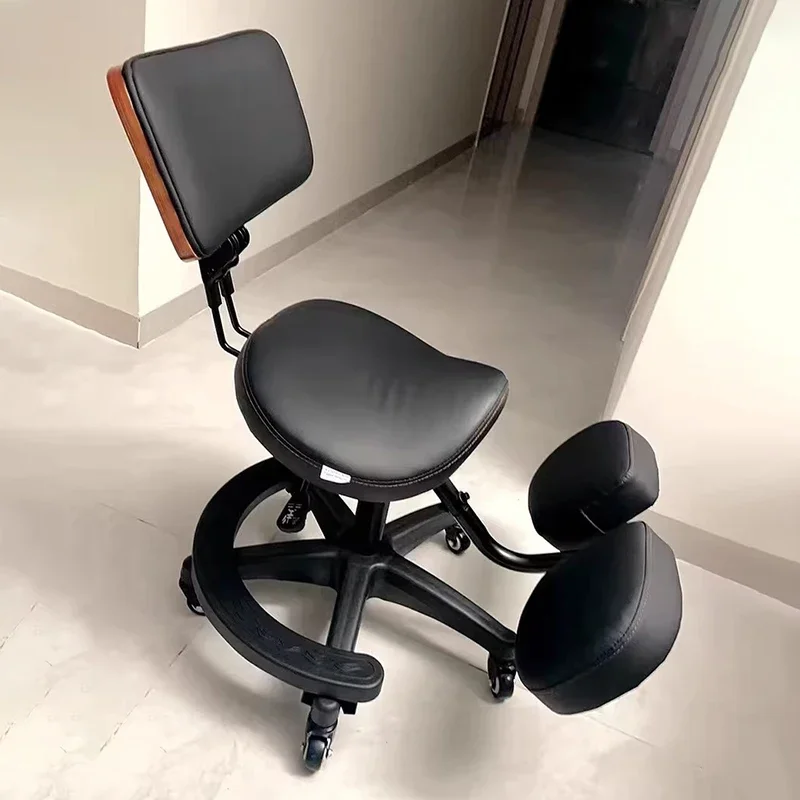 Ergonomic Office Chairs Saddle Computer Chair Comfortable Work Chair with Wheels Adjustable Sitting Posture Kneeling Chairs