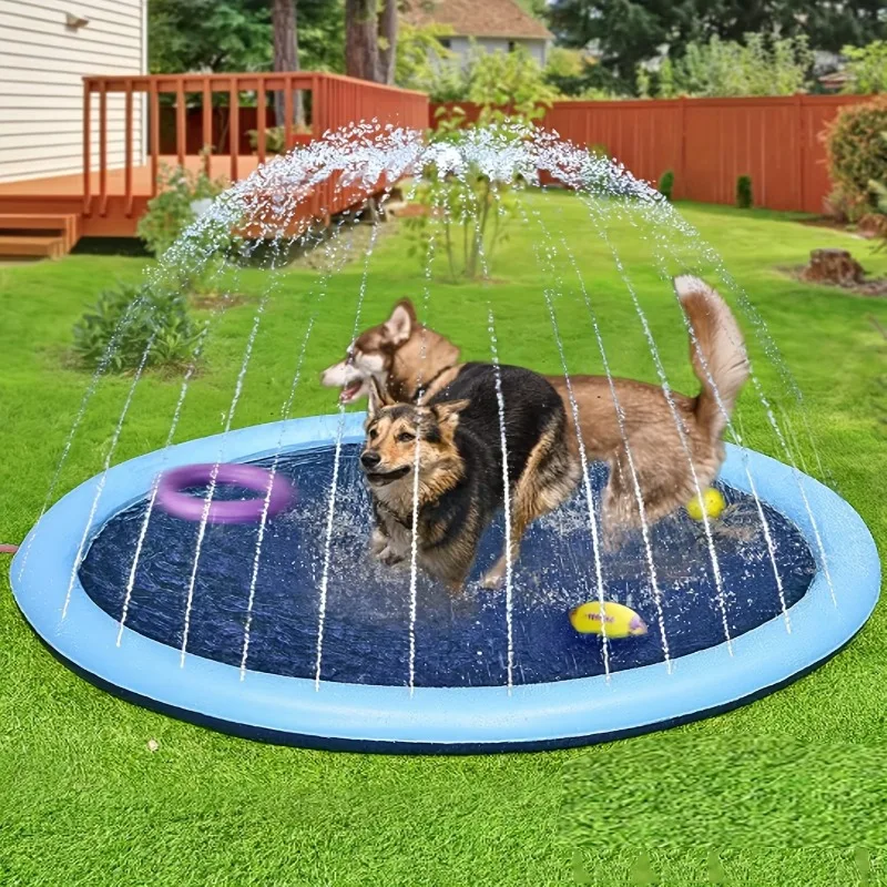 Dog Splash Pad Pool 1