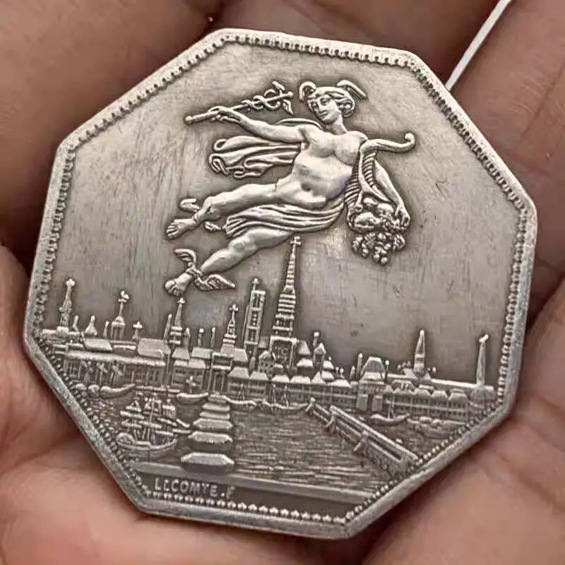 Greek Mythology,The God of Commerce, The Centennial Commemorative Coin of The Chamber of Commerce, Lucky Coins