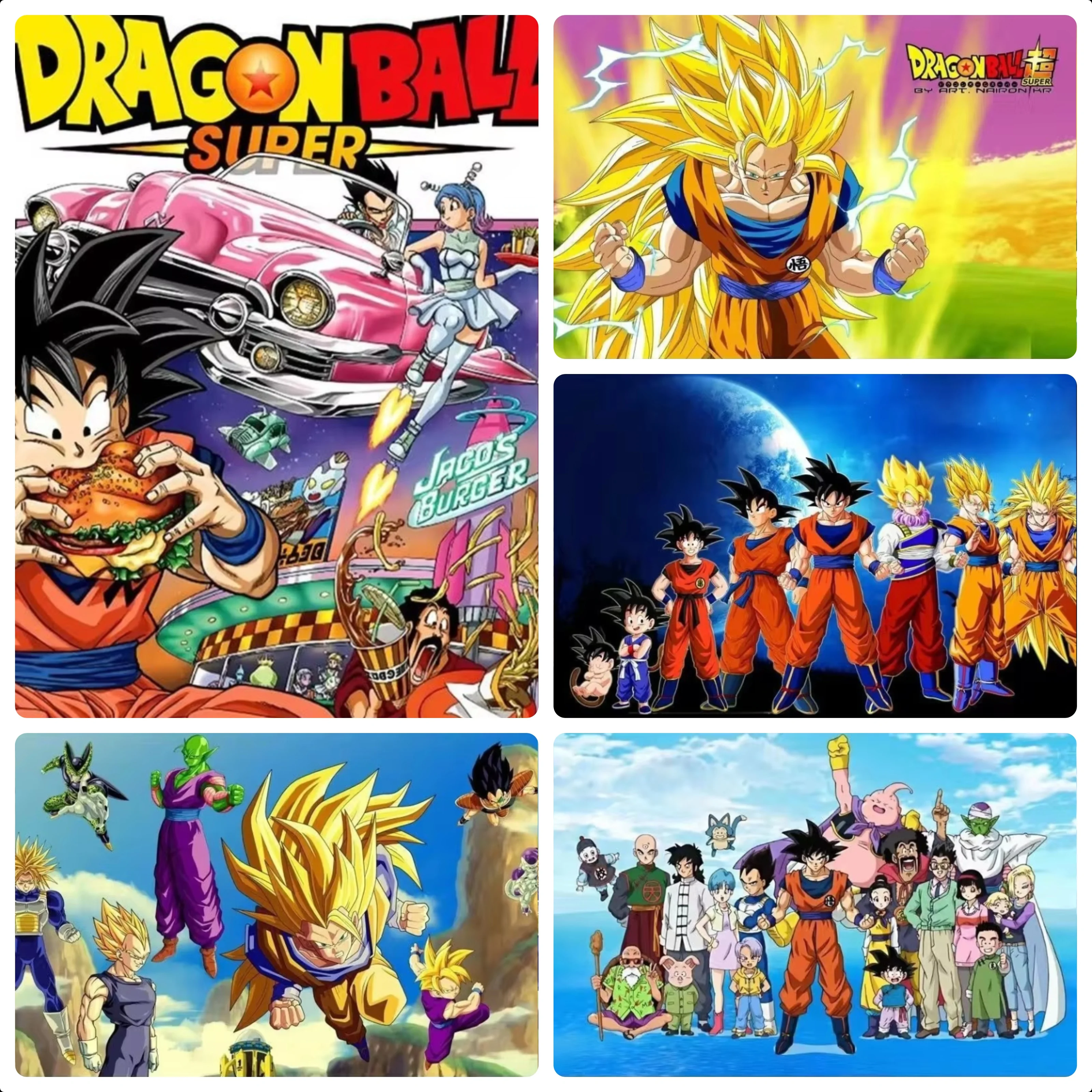 Dragon Ball Anime Goku and Vegeta Jigsaw Puzzles 500/1000/1200/2000PCS Handmade Art Exquisite Home Decor Gift No Frame