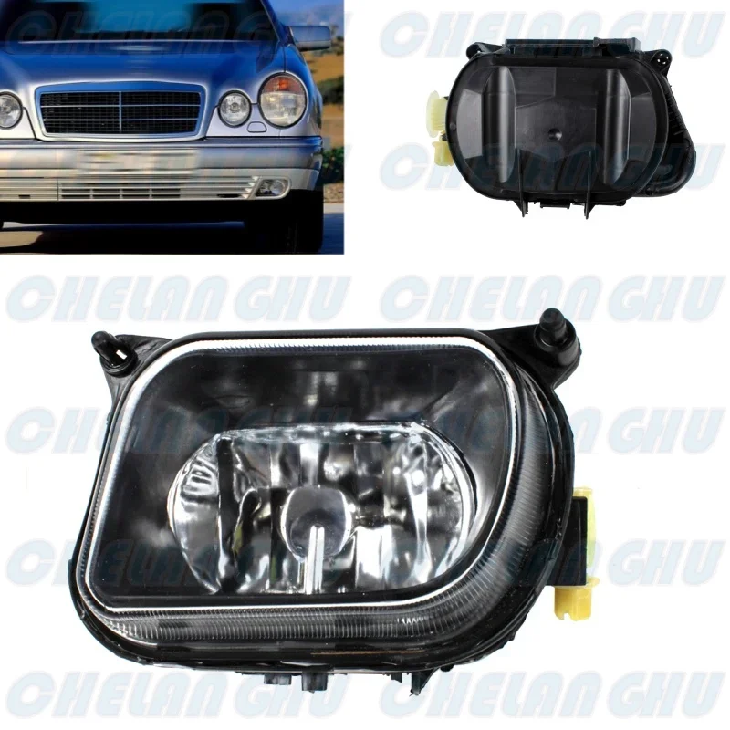 

For Benz W210 E280/ E500 /E300/ E320/E420 /E430/ E55 AMG 1996 1997 1998 1999 Car accessories Left Side Front LED Fog Lights Lamp