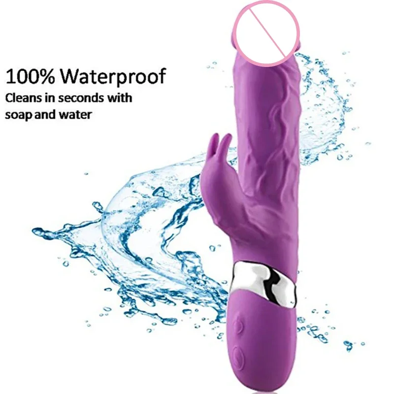 ที่มีประสิทธิภาพกระต่ายVibratorสําหรับผู้หญิงG Spotช่องคลอดClitoris Stimulator Masturbator DildoนวดVibratorเพศผู้ใหญ่ของเล่นสําหรับผู้หญิง