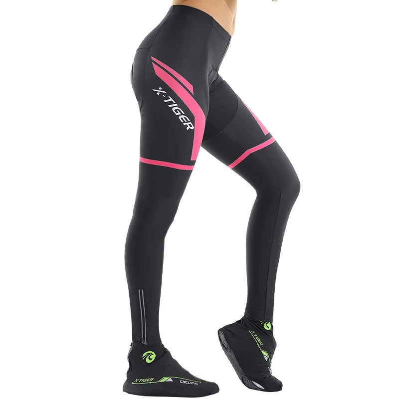 X-TIGER Frauen Radfahren Hosen Anti-shock MTB Fahrrad Radfahren Hosen Anti-schweiß 5D Anti-Slip Gepolsterte Gel Racing fahrrad Sport Hosen – Detail 1
