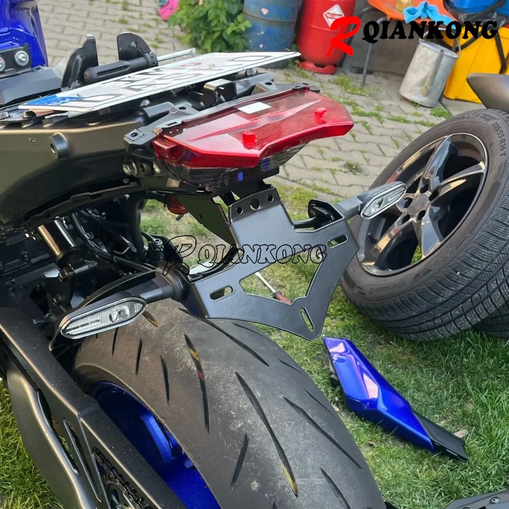 MT-09 لوحة ترخيص حامل قوس لياماها MT-09/SP MT09 MT 09 2024-2025 YZF R9 2025 + الذيل الخلفي مرتب الحاجز مزيل عدة #6