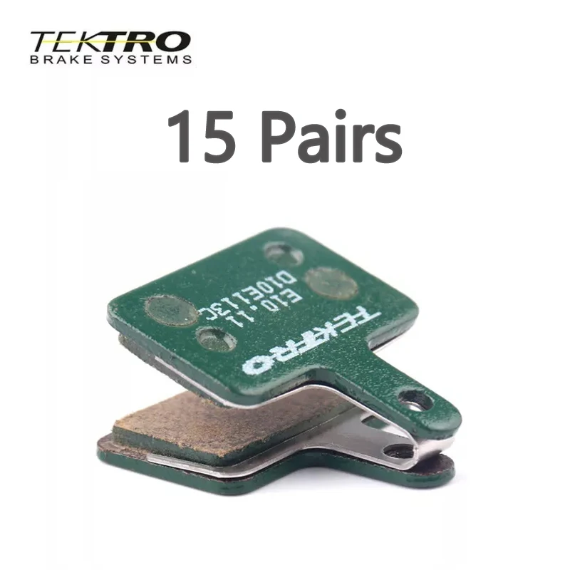 TEKTRO E10.11 MTB Bicycle Disc Brake Pads Resin Metal Pad for Shimano MT200/M355/M375/M5395/M415/M416/M445/M446/M465/M475/M485