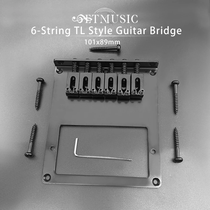 

Electric Guitar Bridge 6-Strings TL 101x89mm Guitar Bridge TL Guitar Bridge
