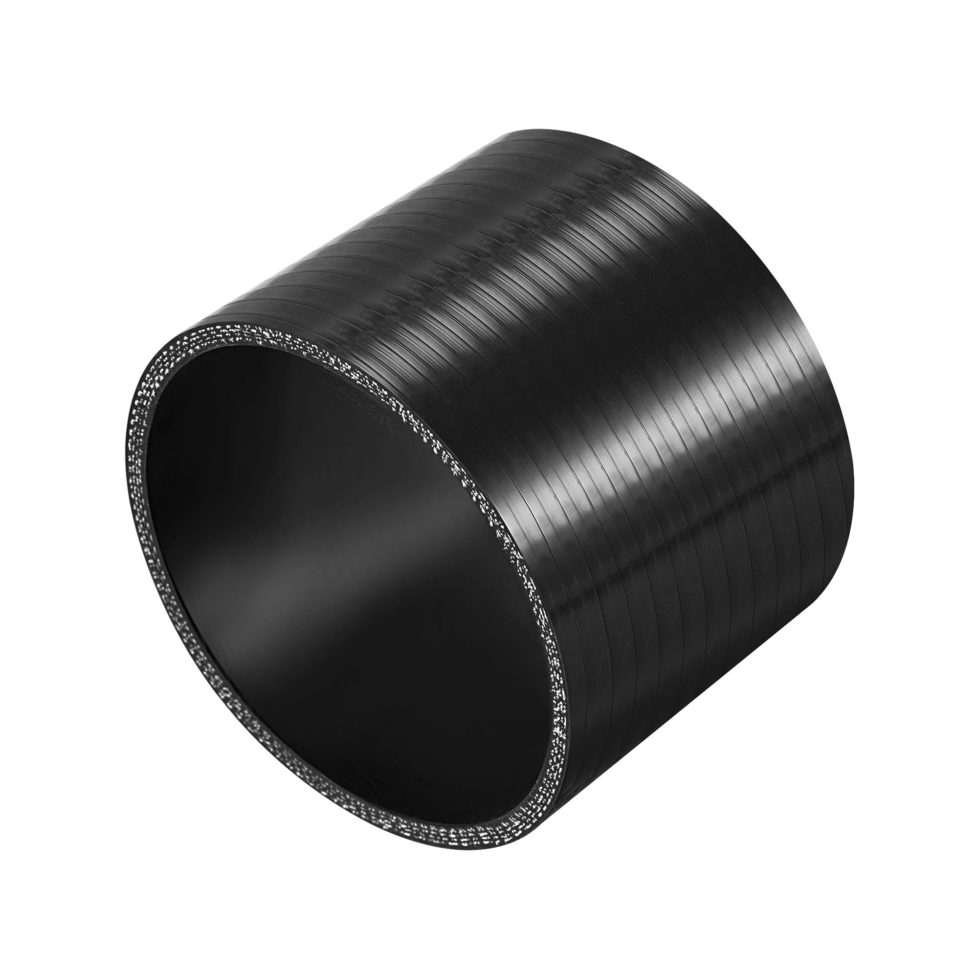 UXCELL 25mm-127mm ID High Performance Straight Silicone Coupler Pipe Reinforced Straight Hose Turbo Intake Pipe Black