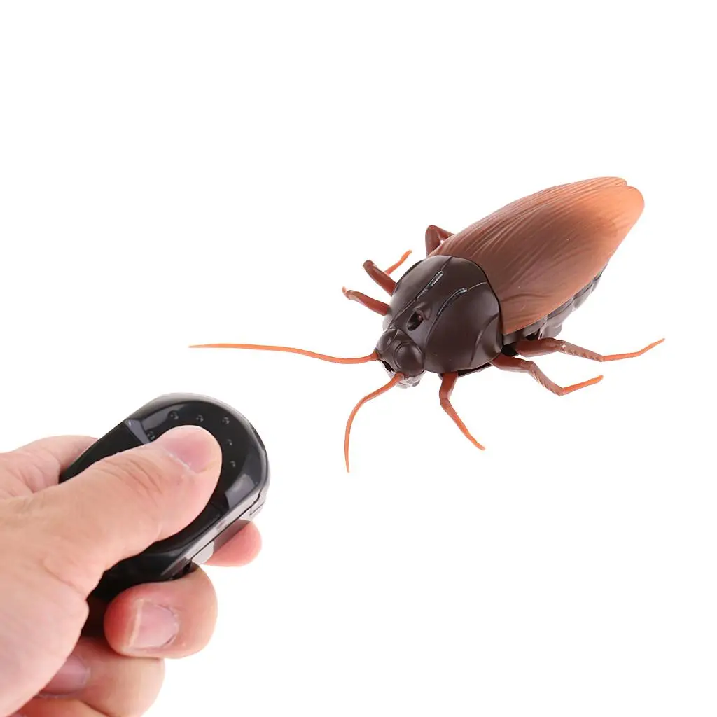 Funny Novel Simulation Animal Cockroach Infrared Remote Control Electric Mischief Childrens Tricky Party Toys Plastics