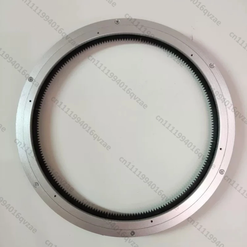 Electric Turntable Aluminum External Silent Motor Large Load Round Dining Table Tempered Glass Rotation