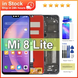 Mi 8 Lite Screen Replacement, for Xiaomi Mi 8 Lite M1808D2TG Lcd Display Touch Screen with Frame for Mi 8 Youth / Mi 8X Display