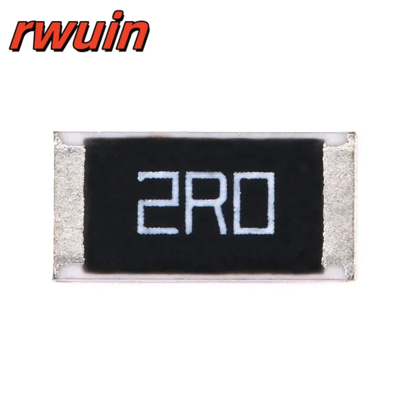 100pcs/10pcs 2ohm 2512 SMD 2 ohm 2R 2R0 1W 5% Kit de resistência de chip