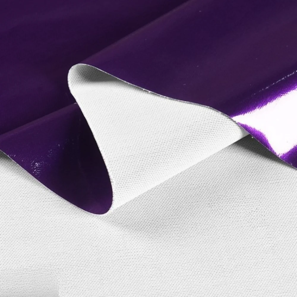 Home Textiles Designer - Leather Fabric Purple Thin Waterproof Design