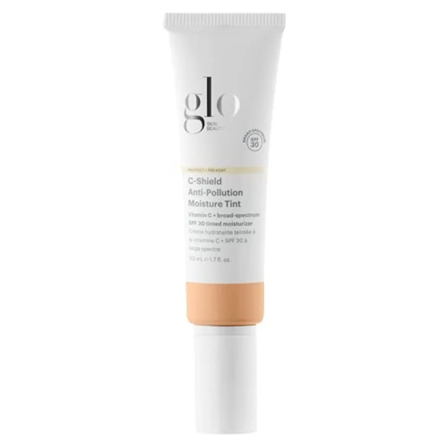 

Face moisturizer with SPF 30 for daily anti-pollution protection, lightweight tinted sunscreen in 2N-Light shade, vitamin C and