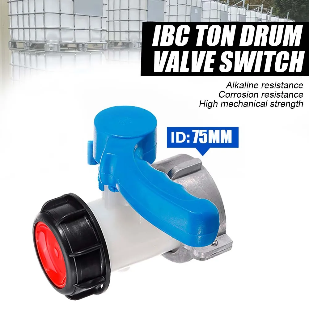 

Клапан-переключатель DN50 75 мм для IBC-контейнеров 1000 л, алюминиевый дисковый клапан, аксессуары для IBC-контейнеров, садовые и бытовые инструменты