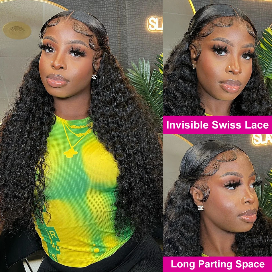 

Water Wave Lace Front Wig Hd Lace Frontal Brazilian Wigs For Women Human Hair 13x4 Deep Wave Lace Frontal Wig Lace Closure Wig