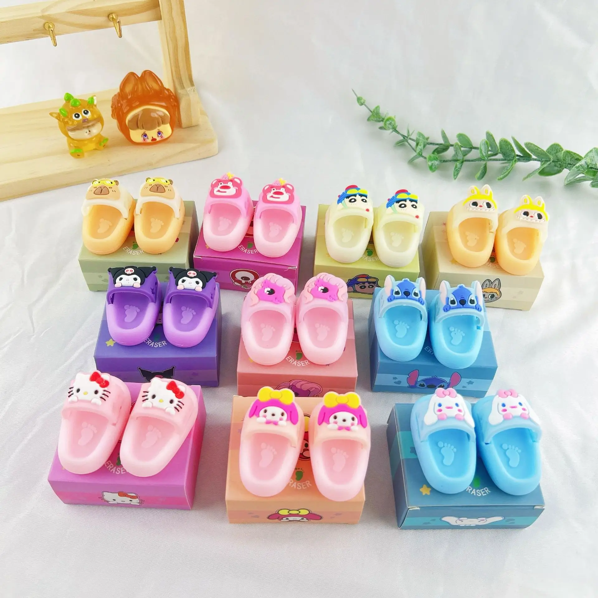 

Creative and adorable shoe design, student eraser, mini eraser, clean eraser, stationery items