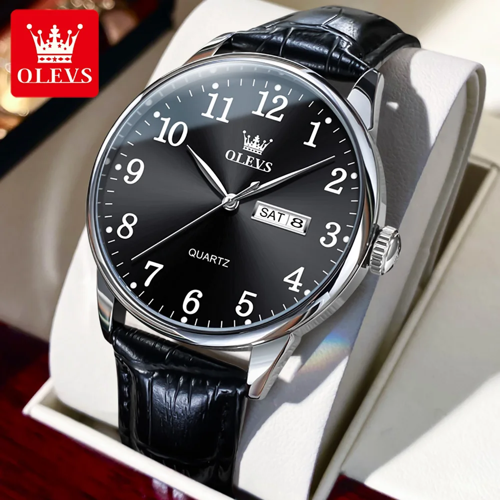 OLEVS New Fashion Watch For Men Top Brand Luxury Sport Waterproof Simple Ultra-Thin Watches Male Quartz Clock Relogio Masculino