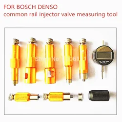 1PCS FOR BOSCH DENSO CRIN Diesel Common Rail Injector Nozzle AHE Armature Lift Remaing Air Gap Stroke Measuring Test Tool Sets