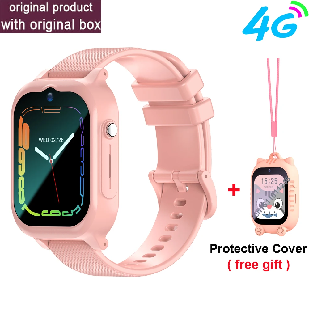 Smart Watch Kinderen 4G GPS WIFI Video-oproep SOS Monitor Tracker Locatie Telefoonhorloge Kinderen Smartwatch Camera Jongens Meisjes Geschenken