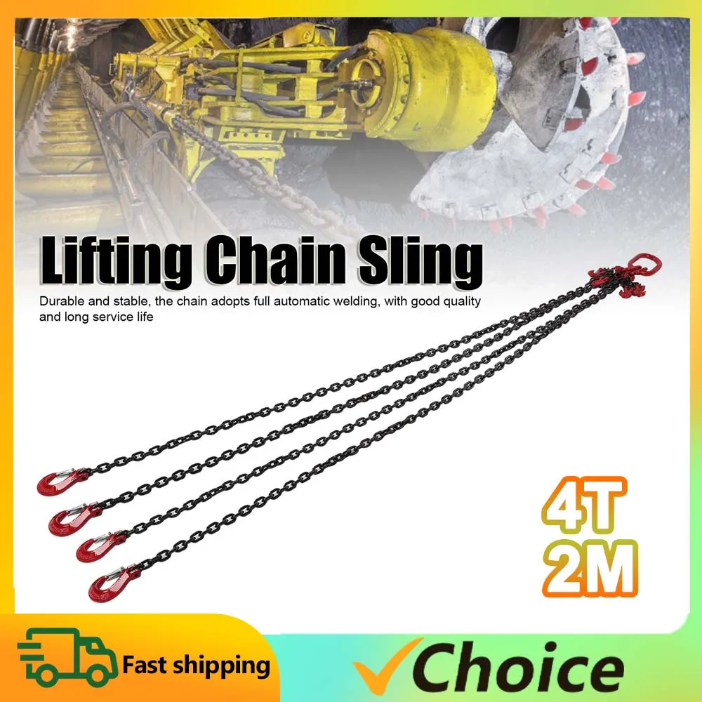 Lifting Chain Sling 6mm Lifting Chain Lifting Chain 4T Lifting Chain 2 Meter Lifting Chain Sling Lifting Chain for Crane Mines