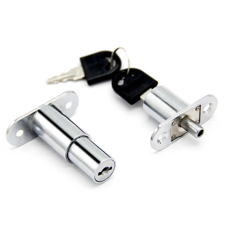 

1PCS Smoke Cabinet Anti-theft Window Top Lock Aluminum Alloy Window Press Lock Cabinet Wooden Door Sliding Door Light Box Lock