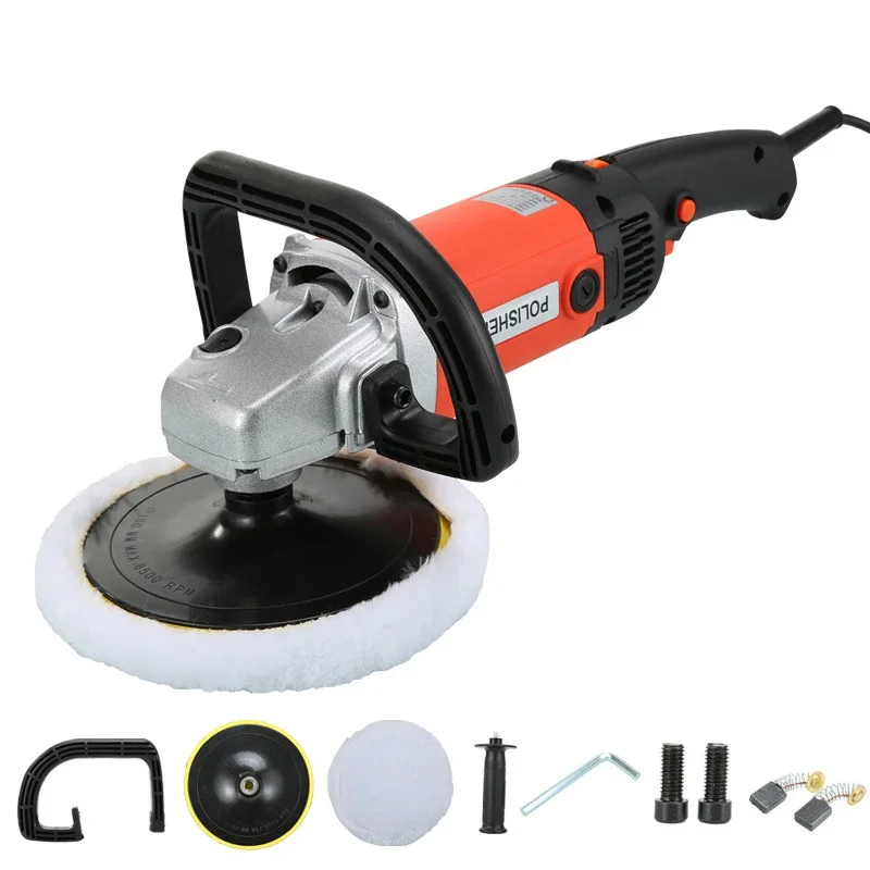 Electric Polishing Machine Adjustable Speed Car Wax Machine Sealing Glaze 1400w Household Marble Tile Ground Repair Grind Tools