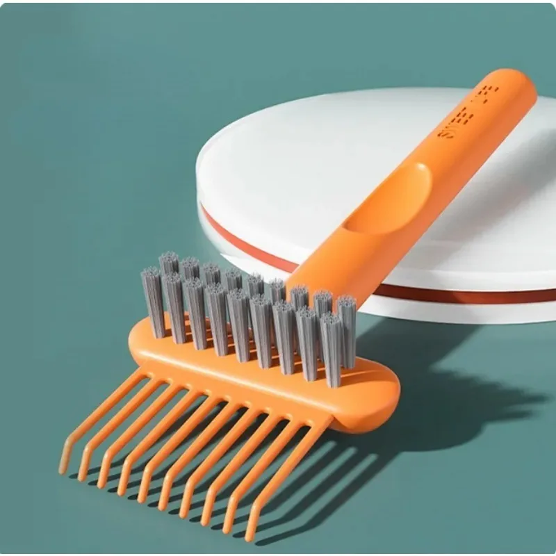 2In1 Comb Cleaning Brush Hairbrush Cleaner Rake Comb Embedded Tool Mini Hair Dirt Remover For Removing Hair Dust Home Salon Use