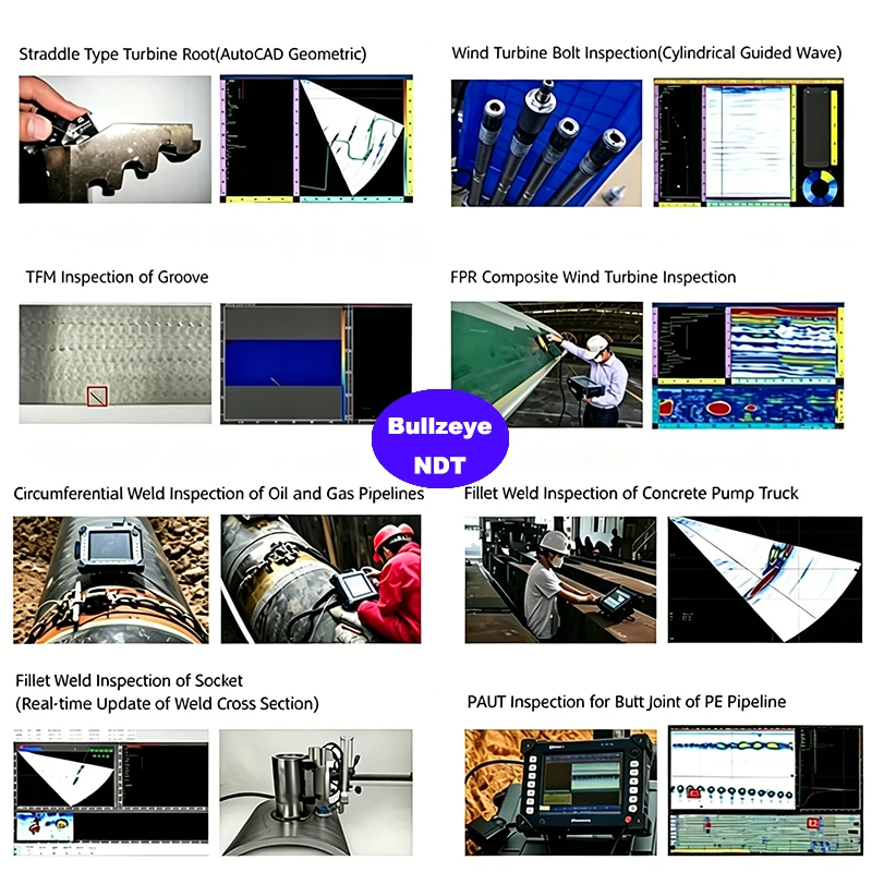 Doppler Flexscan 16/64PR 32/64PRPAUT NDT Ultrasonic Detector Phased Array Equipment Bolt Inspection