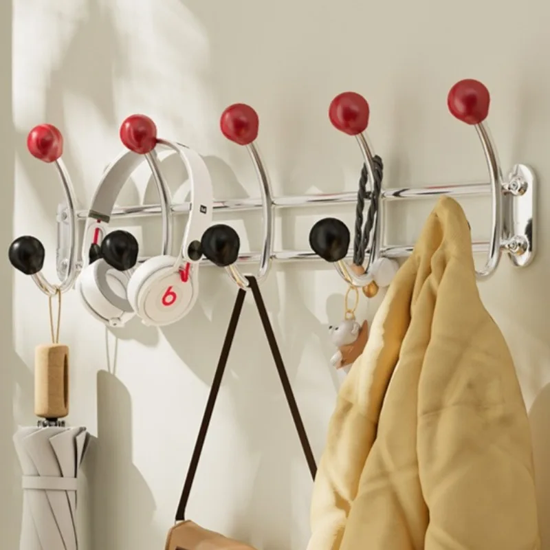 

Wall Mounted Coat Racks Iron Clothes Hanger Modern Entrance Hall Clothing Hook Luxury Aesthetic Living Room Wall Organizer Hooks