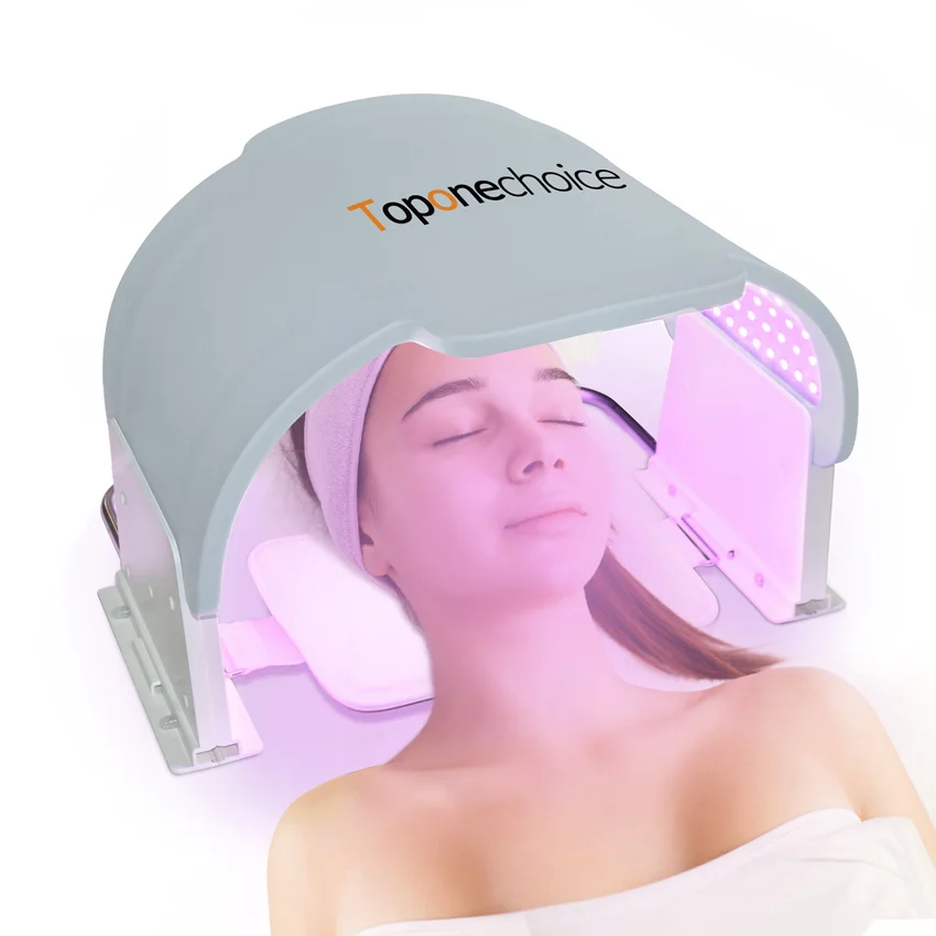 Maschera per il viso a LED in silicone morbido Attrezzatura PDT SPA Cura del viso Ringiovanimento della pelle Macchina per la bellezza del corpo del viso per rassodare Anti-età