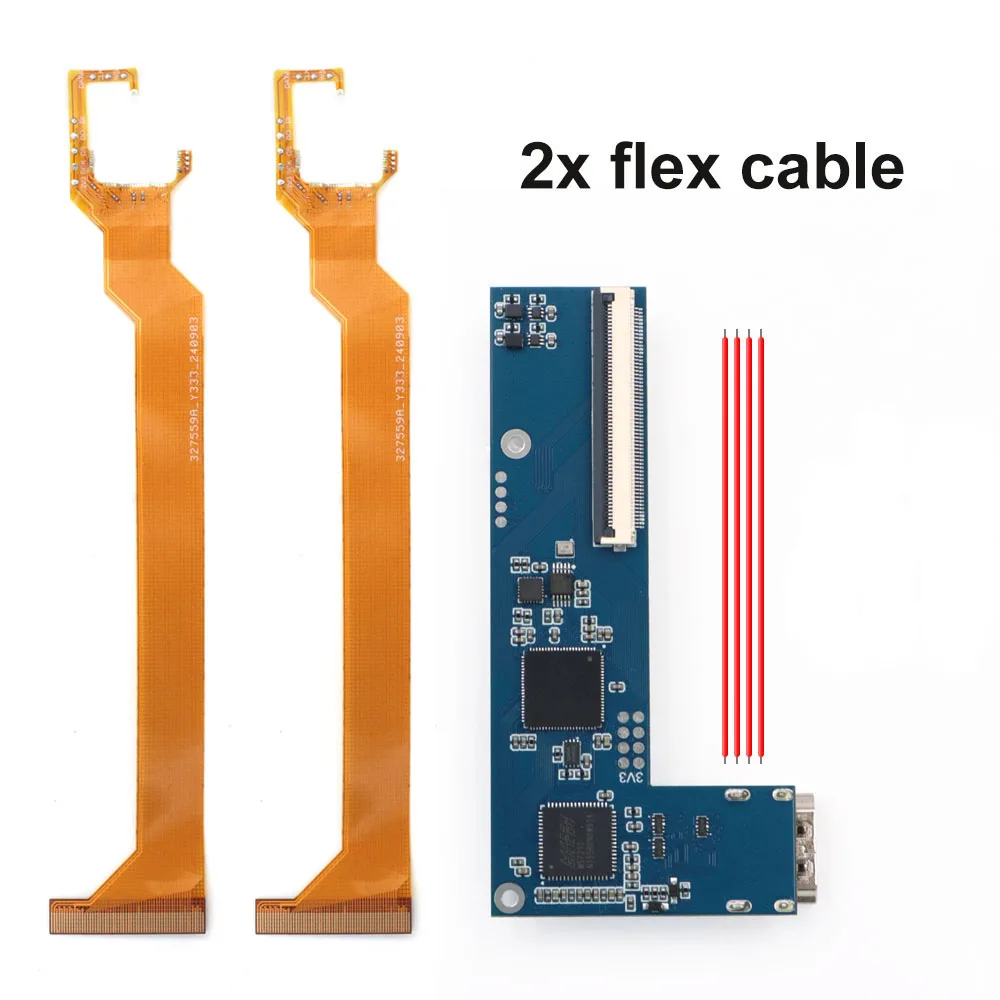 Kit MOD HDMI digitale sottile PS2 1080P Kit mod HDMI da digitale a digitale per console PS2 Slim con 2 cavi flessibili