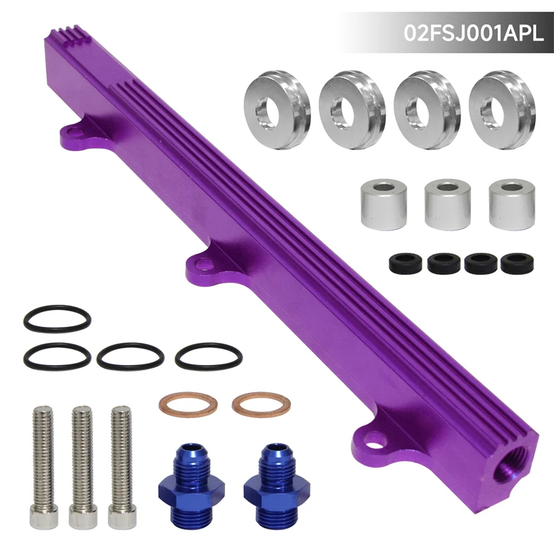 

Upgrade Top Feed Fuel Injector Rail FitsFor Honda Civic / Acura Integra B16 B18 EG EK B-Series 1990-2001 Blue/Purple