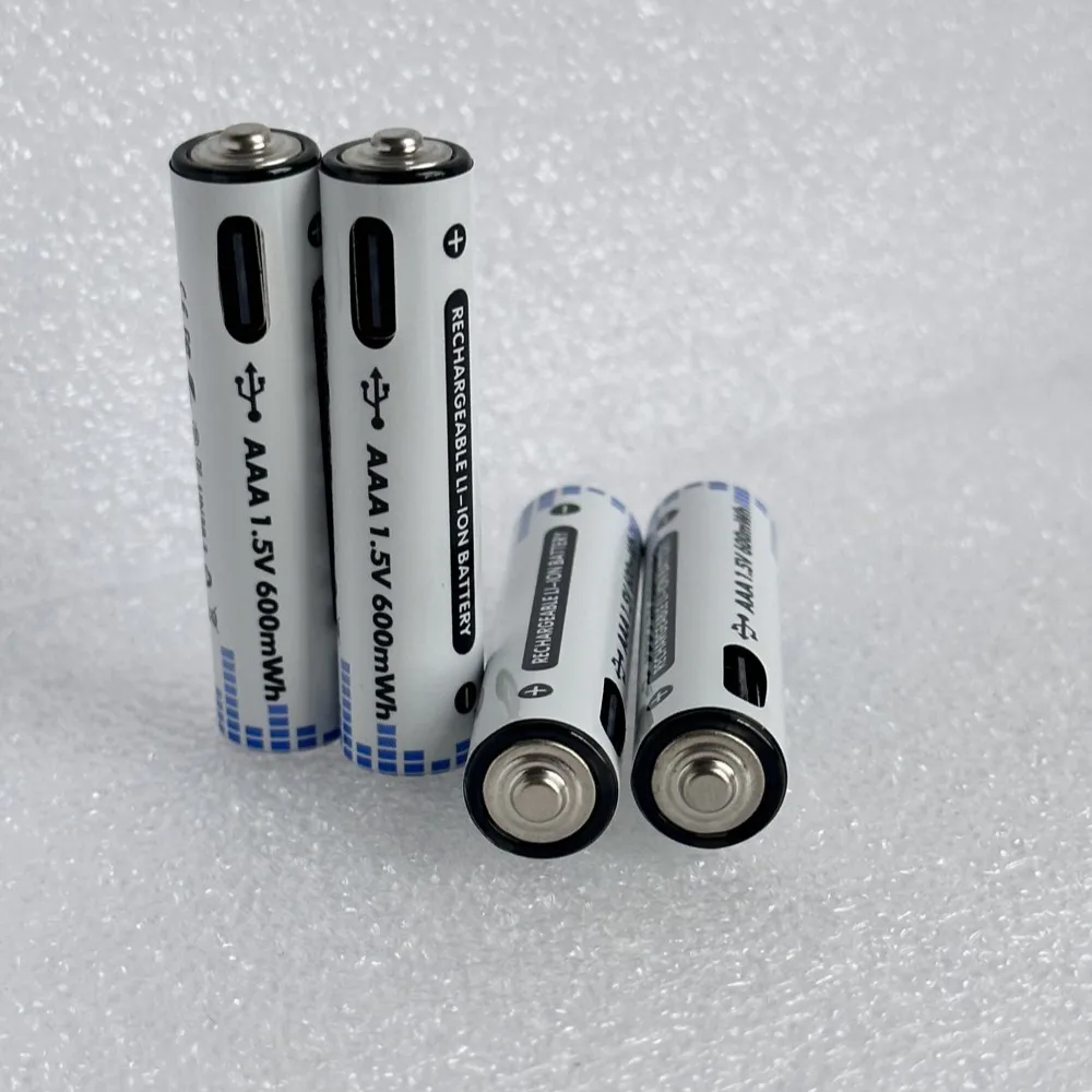 Akumulator AA AAA, 1,5 V, 2500 mAh, z kablem ładującym micro USB