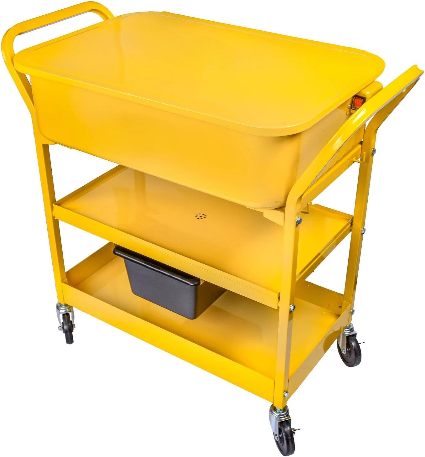 81603 Portable Parts Washer Cart 20-Gallon Tank Solvent Capacity: 12-Gallon