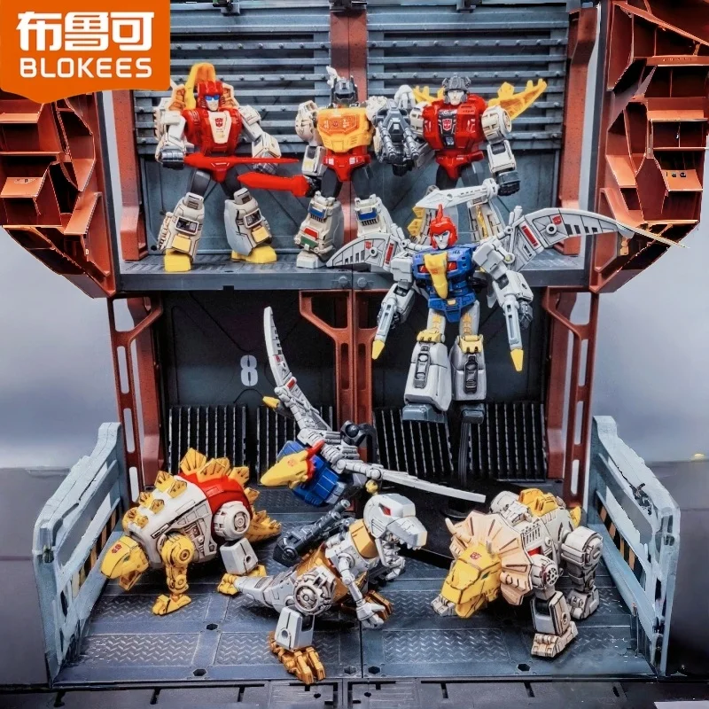 

Blokees Трансформеры Защитник Dinosaur Squad Team Galaxy Ver. 23468 Слипая коробка Constructicon Series Собранная фигурка в подарок