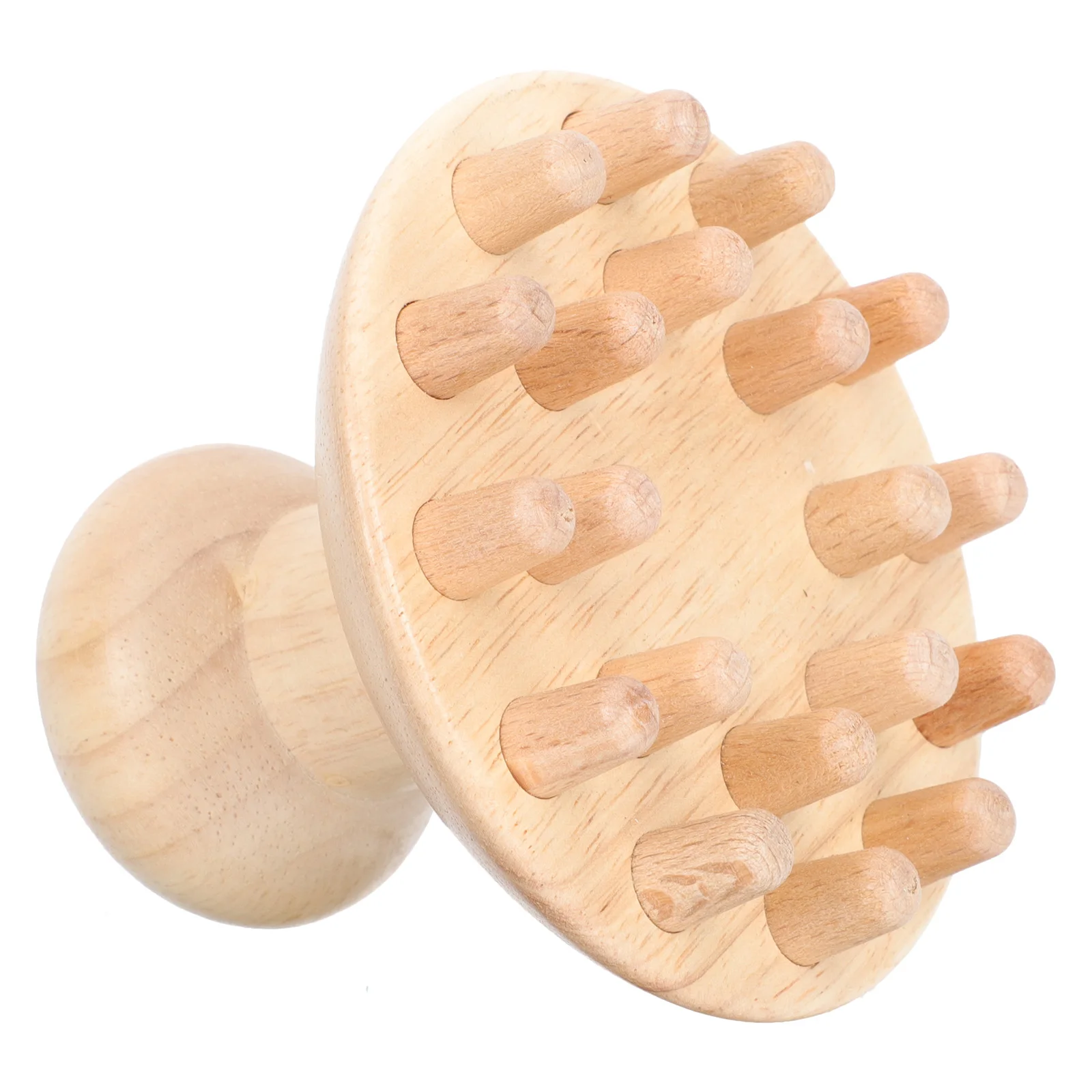 

Wooden Massage Comb Beech H held Scalp Massager Eco Friendly Durable Smooth Unique Acupoint Travel Outdoor Family Practical Gift