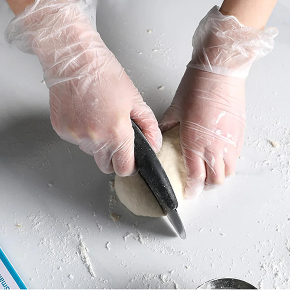 

80 PCS Food Service Gloves for Cleaning Latex Home Maintenance Multi-purpose No Powder
