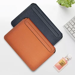 No Folder Laptop Sleeve for MacBook Air 15.3 2024 Waterproof Laptop Bag for MacBook Air 13 Pro 14 Ultra-thin Notebook Bag 15.6