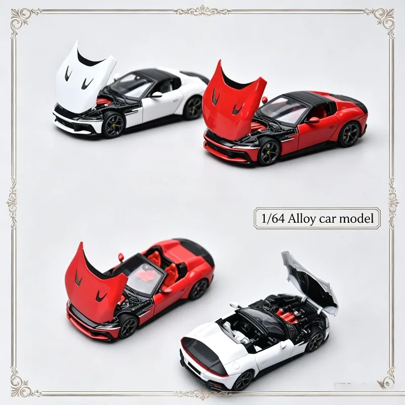 Phantom Knight PK 1:64 12C Spider Convertible Edition Alloy Car Model Collection Adult Decoration Item