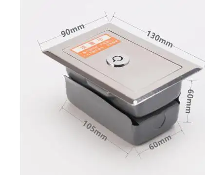

Electric Shutter Switch Box For Roller Shutters Durable Manual Control Panel Safety Lock Device Empty Enclosure Sleek Design