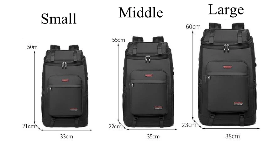 Large capacity 60L shoulder Backpack Men Women outdoor hiking bag large backpack travel luggage bag 80 liters travel large bag