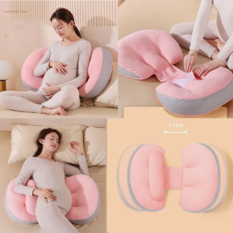 Pregnant Women Lumbar Pillow Four Seasons Universal Waist Support and Protection Side Sleep U-shaped Cushion Pregnancy Pillow