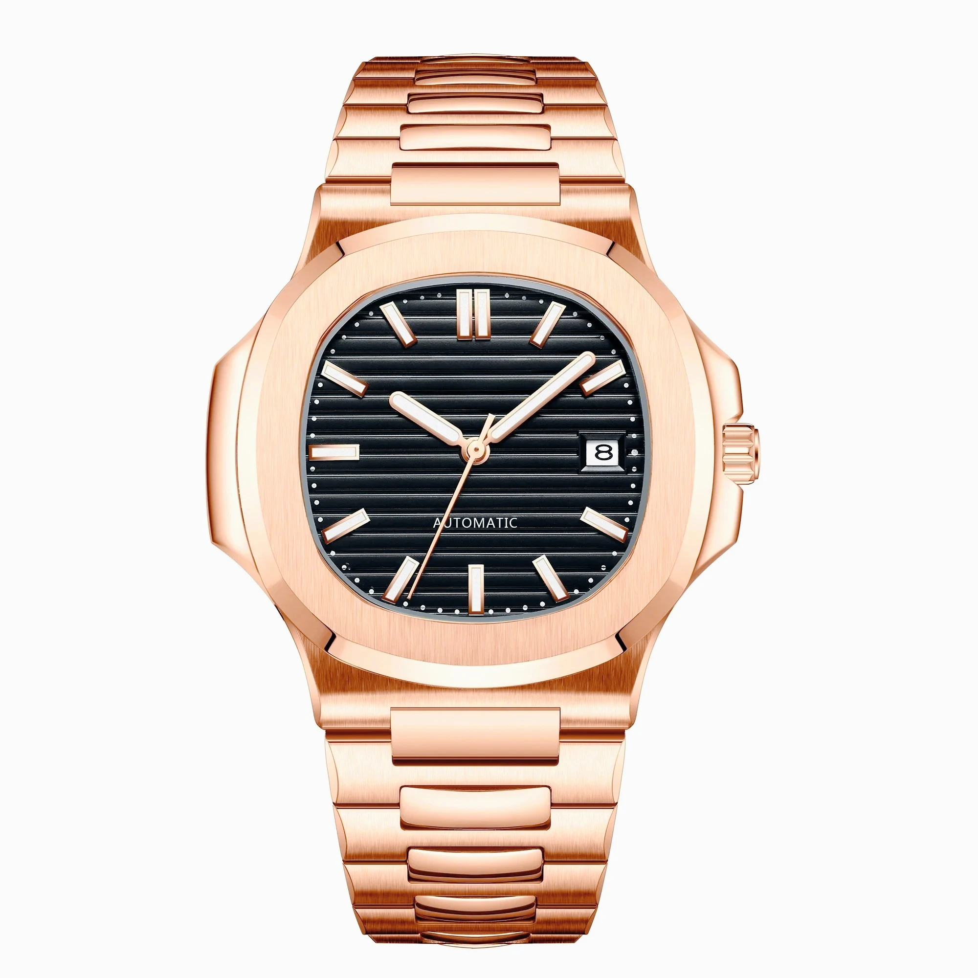 Koperta ze stali nierdzewnej 9 – Luxury Watch Gold And Black recenzja i cena