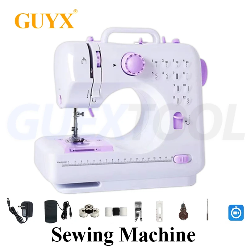 505a多機能電動ミシン,自動,ロックエッジ,デスクトップ,フットペダル,家庭用 既製服制作/カーテン抱き枕/ぬいぐるみ/日常縫い