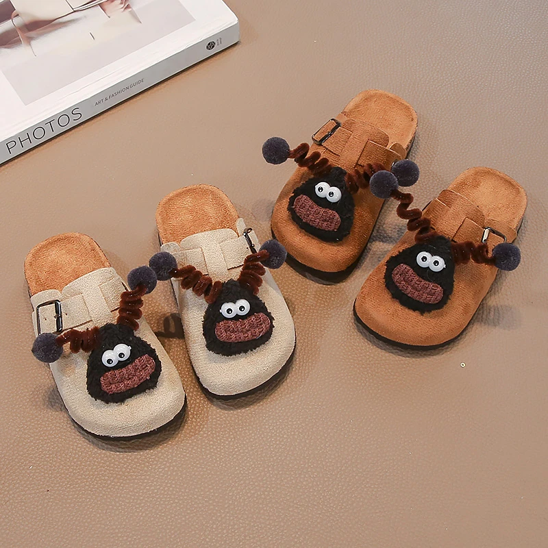 

2025 Children Casual Shoes for Girls Autumn New Fashion Kroean Style Soft Bottom Anti-slippery Versatile Cute Doll Simple Flats