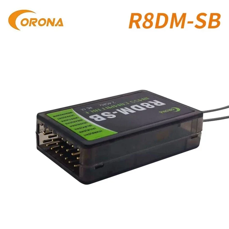 

Corona R8DM-SB R8DMSB 8-канальный 2,4 ГГц JR DMSS-совместимый радиоуправляемый приемник JR XG6, XG7, XG8, XG11 XG14, передатчики 2,4 ГГц
