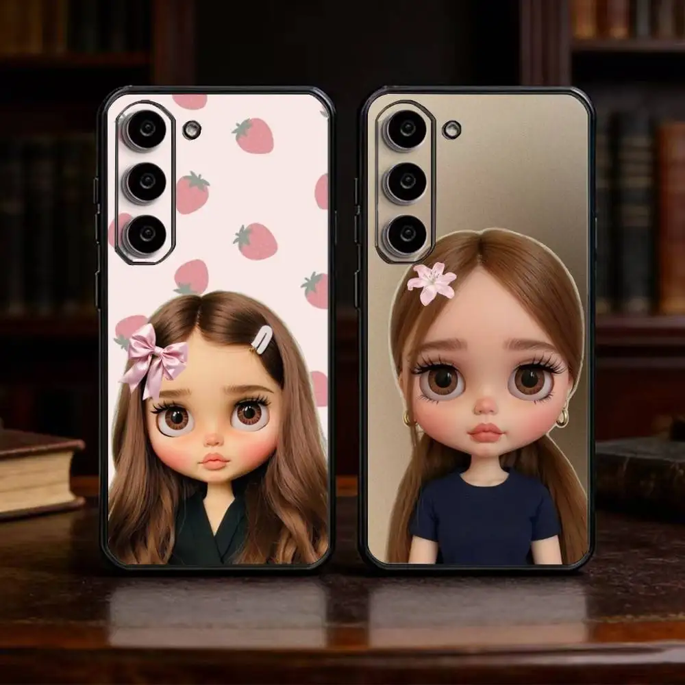 Fashion doll B-blythe Phone Case For Samsung Galaxy A20,21s,22,31,32,52,53,72,73,80,91 Soft Black Shell