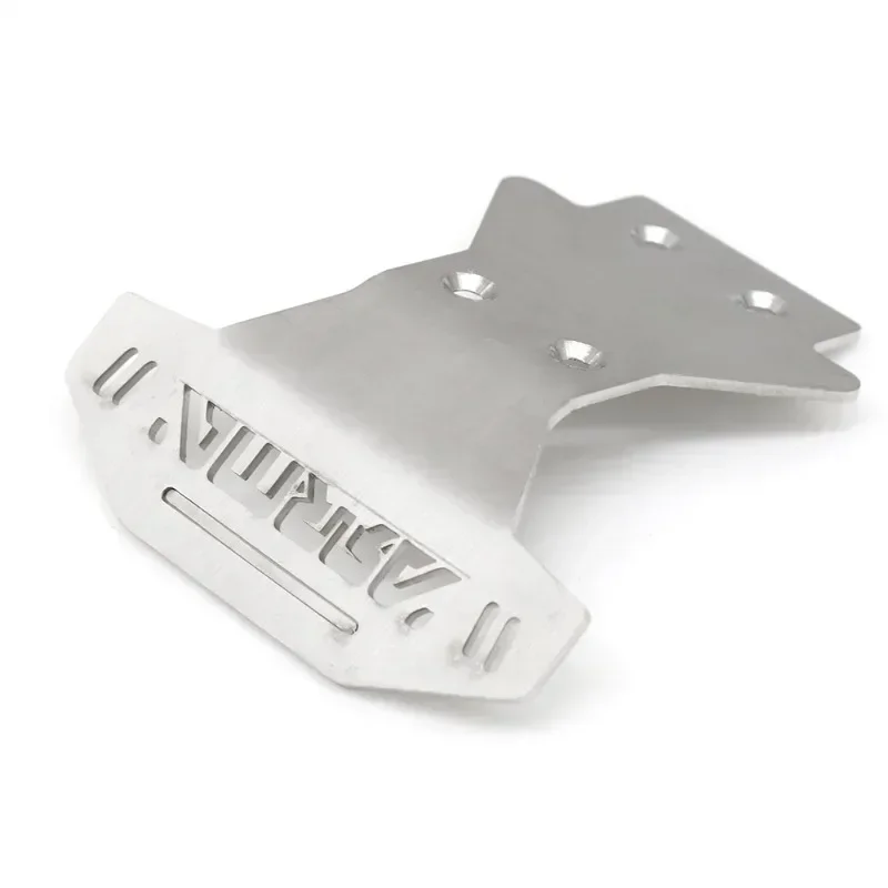 Protector de armadura de chasis de acero inoxidable, placa de deslizamiento para Arrma Kraton EXB 1/8 RC, piezas de mejora de coche, 3 uds.