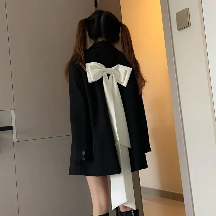 Lange Blazers Vrouw Thuis Hotsweet Uitjes Wafel Ongeknoopt Borduursel Geblokkeerd Geschikt Midlife Hit Joint Sierlijk Temper