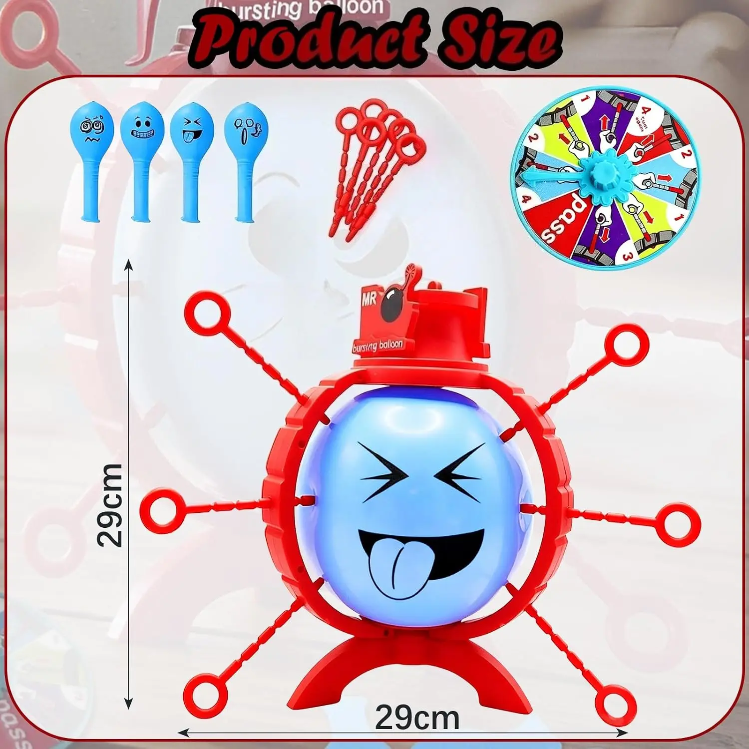 Balloon Blasting Game Multiplayer Party Game Blasting Balloon Family Party Interactive Tabletop Balloon Game Birthday for Kids